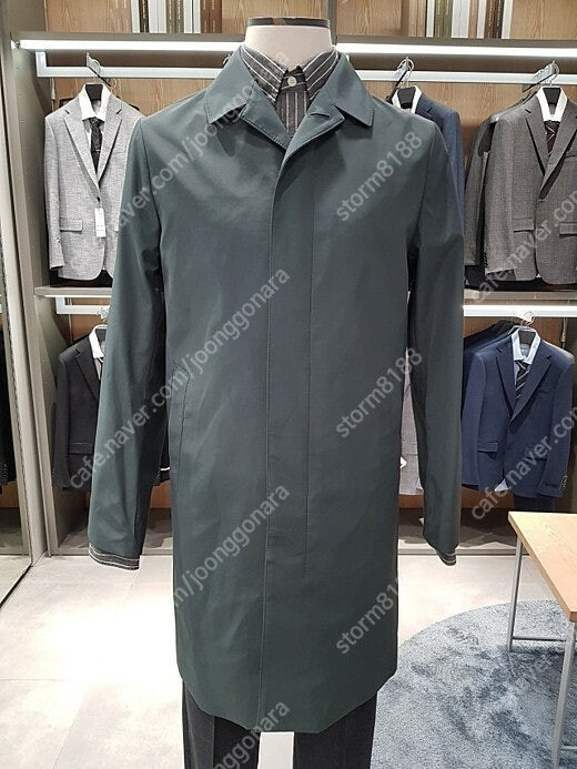 100호 지오지아 남성 맥코트 남자 트렌치코트 앤드지 버버리 지오송지오 솔리드옴므 타임옴므 띠어리 티아이포맨 커스텀... 이미지