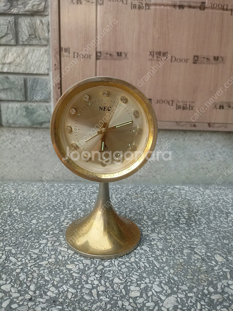 빈티지 일제 NEC 알람 탁상시계 판매합니다--0