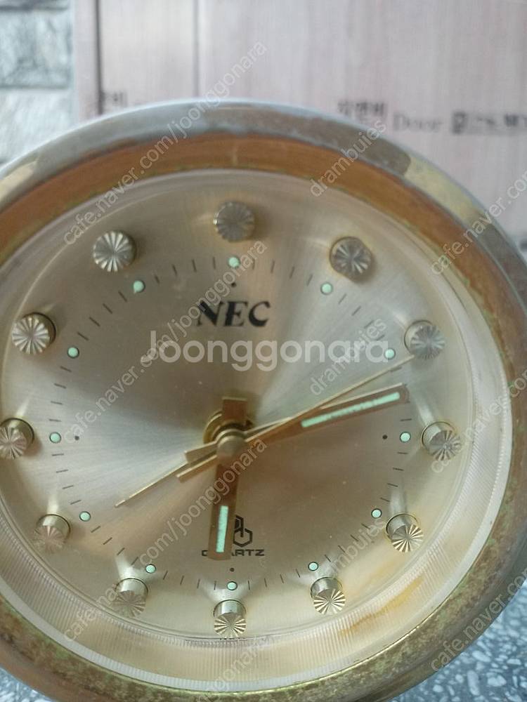빈티지 일제 NEC 알람 탁상시계 판매합니다--1