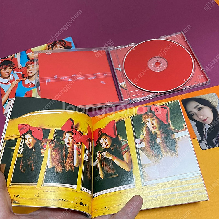 [친필싸인앨범] 레드벨벳 Red Velvet 정규 1집 The Red (웬디싸인, 슬기포카)--4