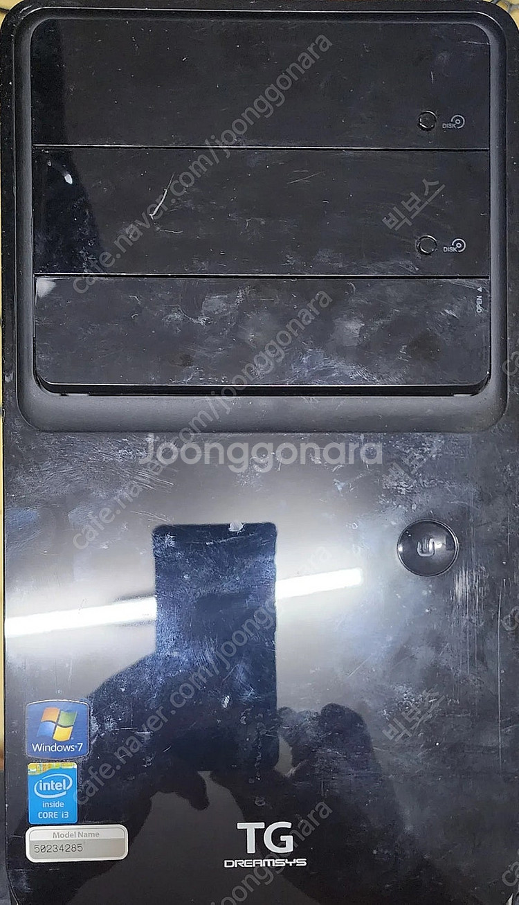 데스크탑 pc I3 4세대 8G SSD128G HDD5...--0