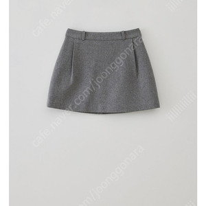 타낫 T/T Standard pintuck mini skirt (gray)