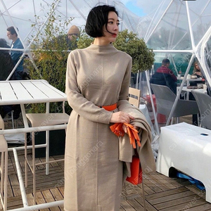 라온 (뮤제라) 홀가먼트 핀턱 원피스