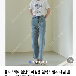 플라스틱아일랜드 데님팬츠