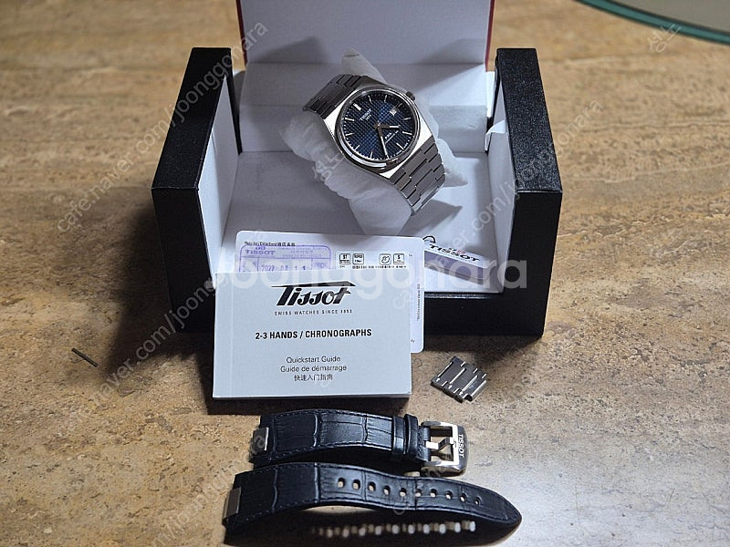 티쏘 PRX 40mm 오토매틱 청판 파워매틱 80--8