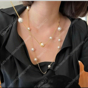 더블유센 롱목걸이