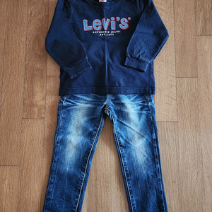 아이옷 110 리바이스키즈 청바지 & 리바이스 티