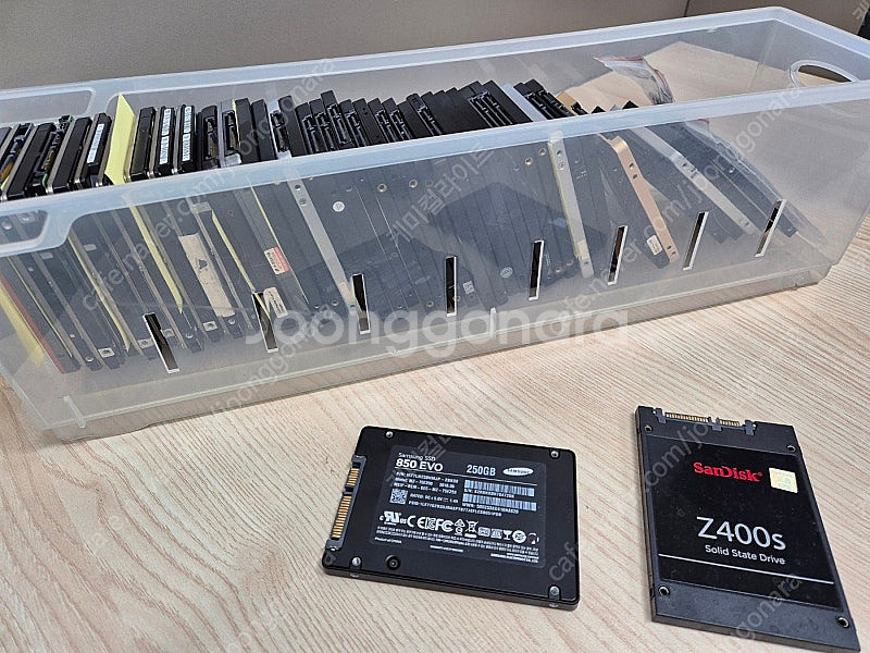 컴퓨터 중고 SSD HDD 판매합니다.--0