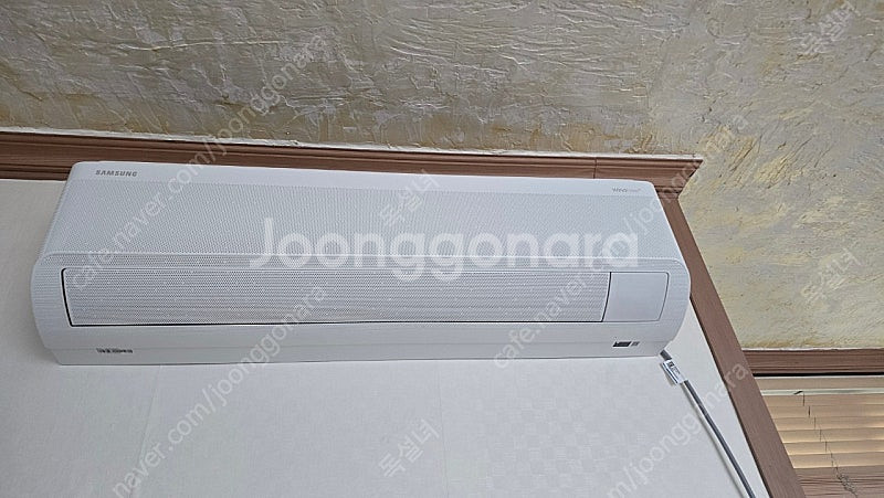 삼성무풍벽걸이에어컨15평형(1년안됨)--0