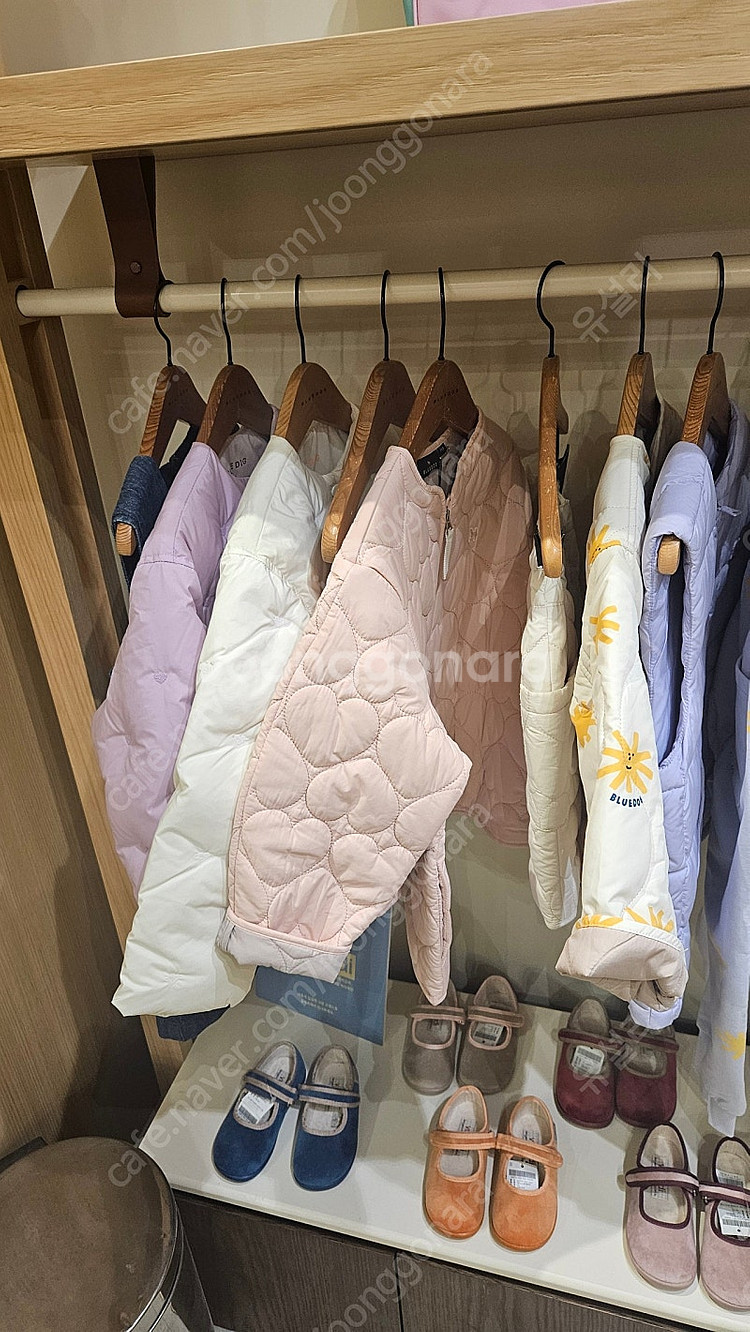 블루독 경량 퀼팅 점퍼 핑크색 120--1