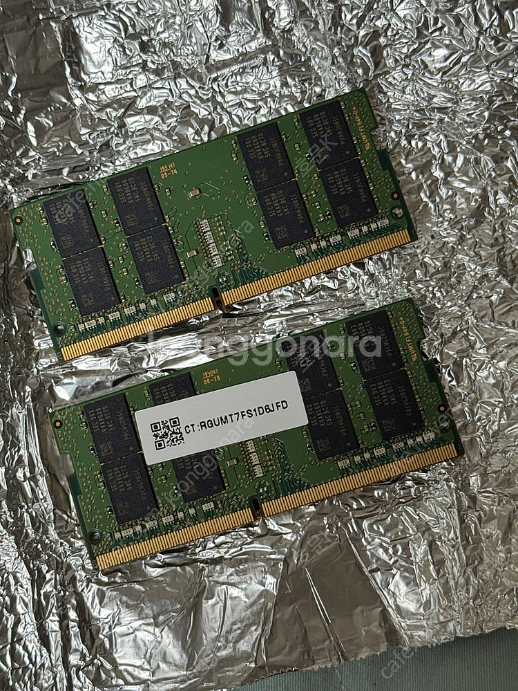 삼성 노트북 메모리 DDR4 2666V 16GB x 2...--1