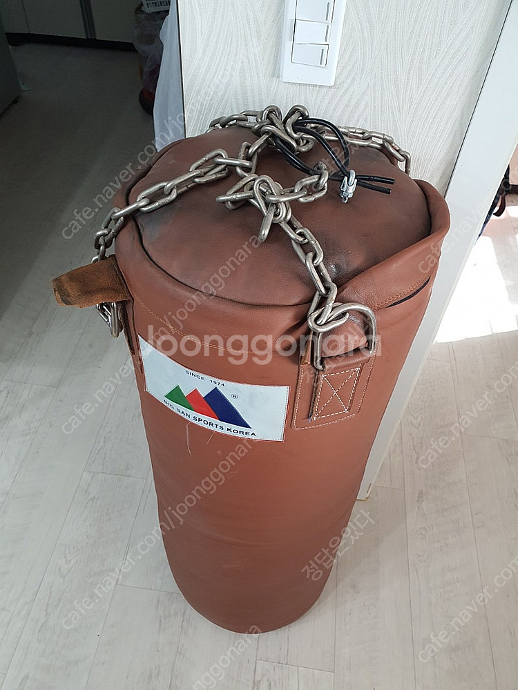통가죽 빅산헤비샌드백+스텐고리--0