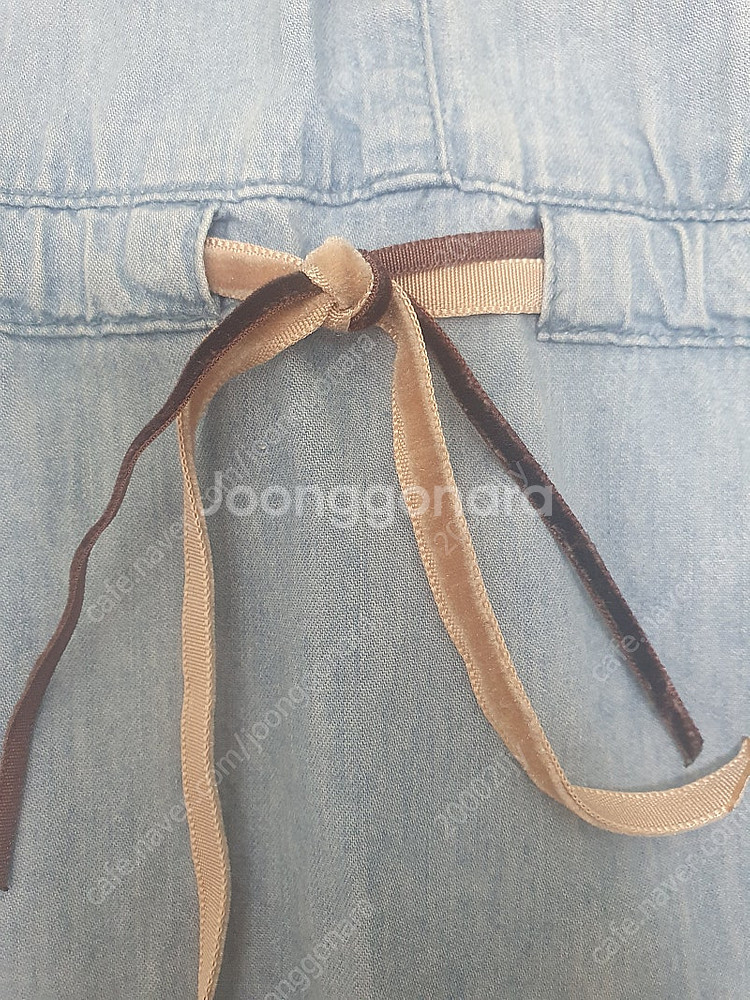 여아 룰라비 데님 원피스 145. 우체국택포--2