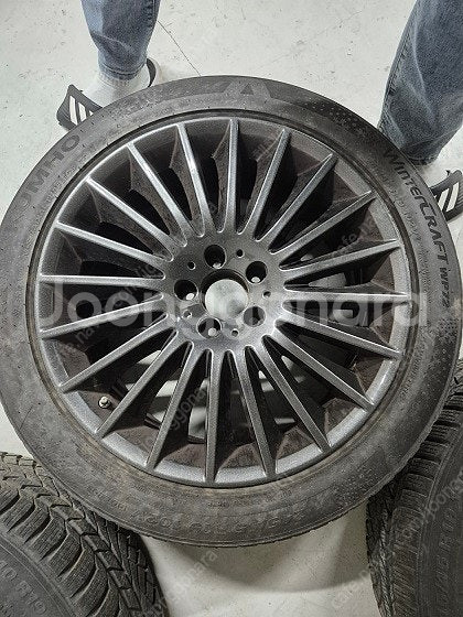 벤츠 w222 350d 순정 19인치휠 블랙유광도색 +...--0