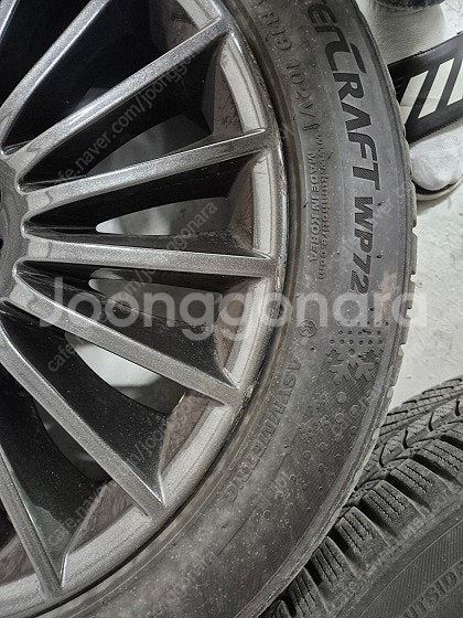 벤츠 w222 350d 순정 19인치휠 블랙유광도색 +...--6