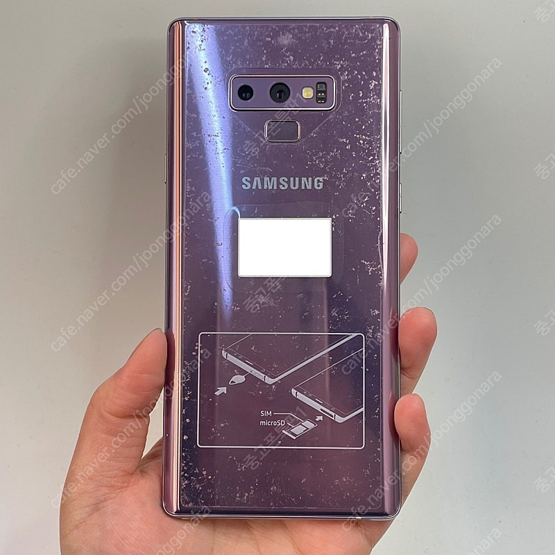 57630(울산중고폰) 갤럭시노트9 퍼플 128GB 판...--0