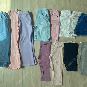 120 여아 봄여름 하의 일괄