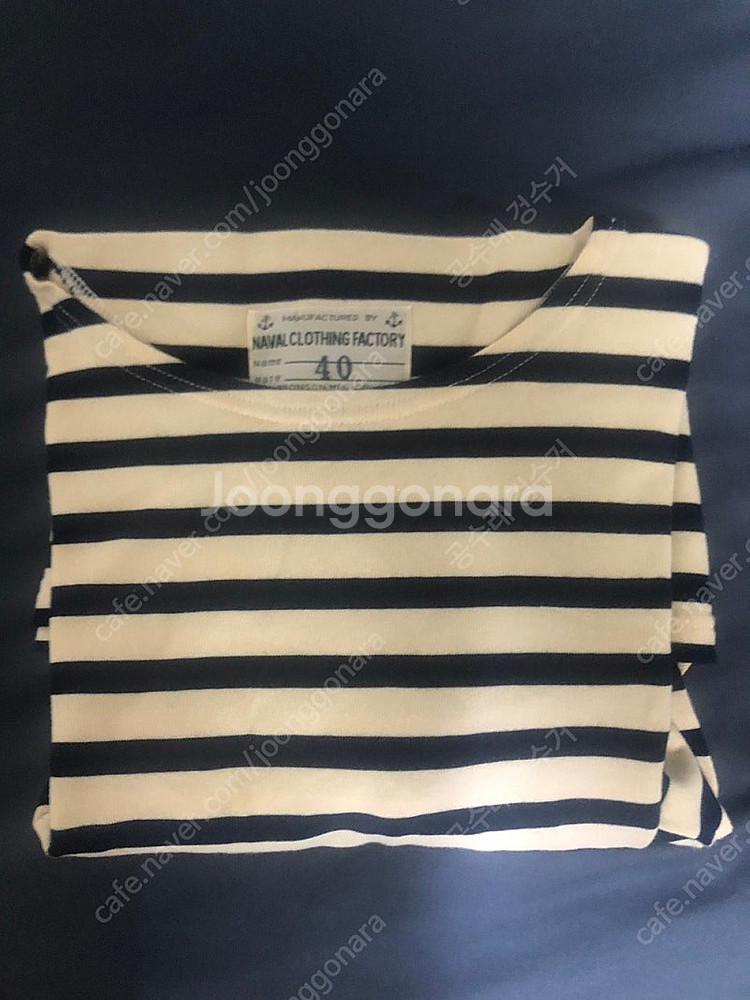 브론슨 보트넥 스트라이프 긴팔 티셔츠--2