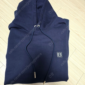 솔리드옴므 / 22SS 네이비 백로고 후드/ 48