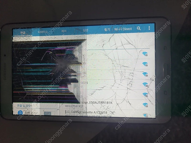 삼성8인치 부품용 태블릿.액정파손.--3