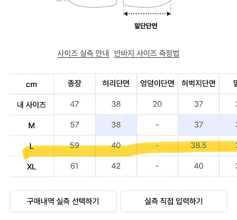 (새상품 L) 에스피오나지 카펜터 스웻 쇼츠 반바지 그--9