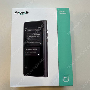 플루언톡 fluentalk T1 동시통역기 판매합니다