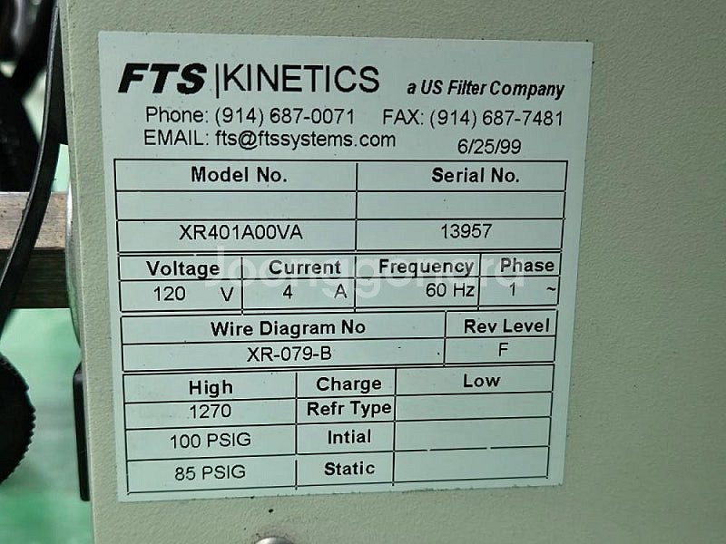 Kinetics FTS SYSTEMS XRTCA-0 /...--3