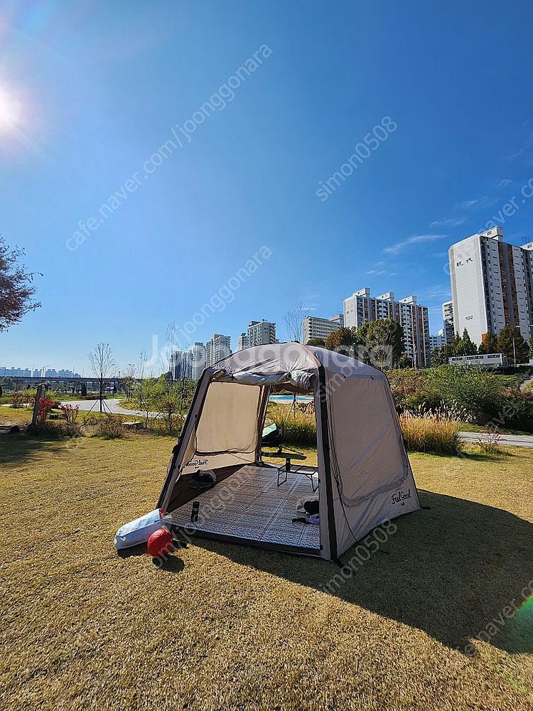 필굿에어텐트 쉘터 풀세트 판매--0