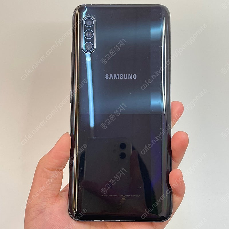 68816(울산중고폰) 갤럭시A90 블랙 128GB 판...--0