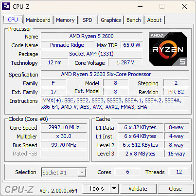 AMD 2600 / A320M / 16G / 256G ...--0