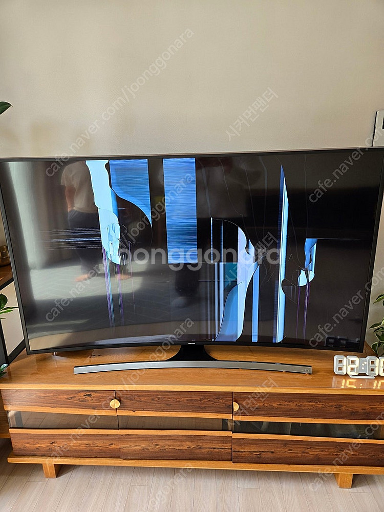 삼성 Curved UHD TV 65인치(액정파손) 부품...--0
