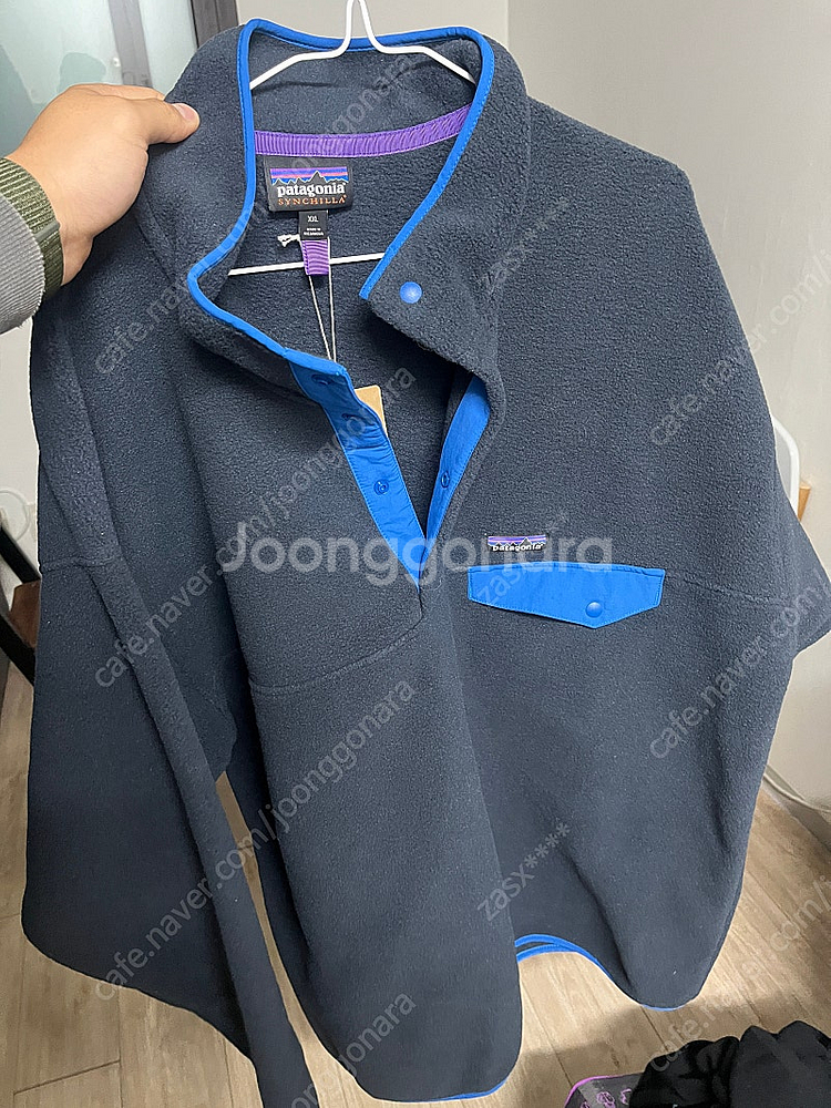 파타고니아 신칠라 스냅티 풀오버 피치블루 (새제품)--2