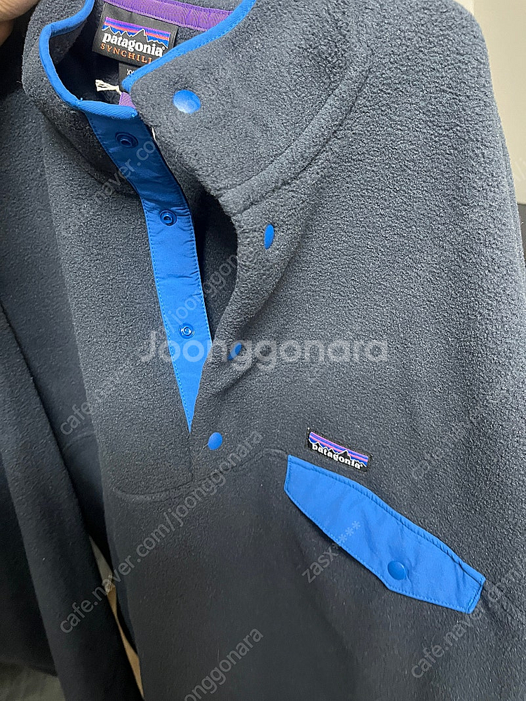 파타고니아 신칠라 스냅티 풀오버 피치블루 (새제품)--3