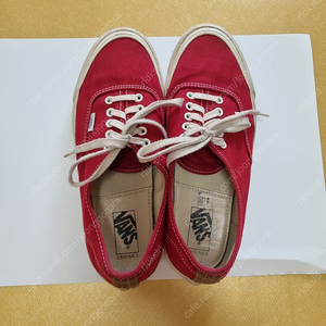 반스 볼트 어센틱 구형 칠리페퍼, 드레스블루, 화이트 280사이즈 VANS VAULT