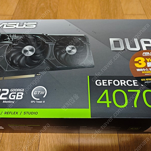 ASUS DUAL 지포스 RTX 4070 O12G OC D6X 12GB