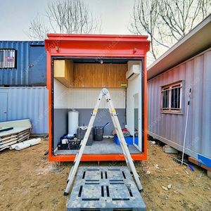 대신면 리모델링 매장용 컨테이너 2평 급매! 에어컨·폴딩도어 포함