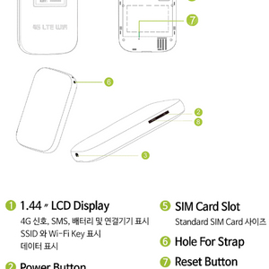 3사 LTE 휴대용와이파이에그 jt101 / LTE 라우터 CNR-S150