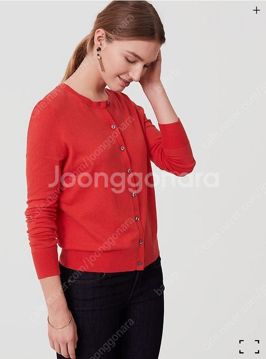 로프트 여성 가디건 xs--0