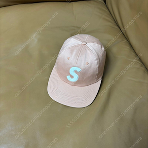 Supreme 슈프림 S로고 6패널 볼캡 모자 (Washed Peach)