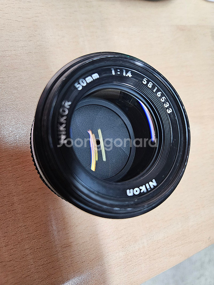 nikkor mf 50mm f/1.4 니콘 수동렌즈 팝...--1