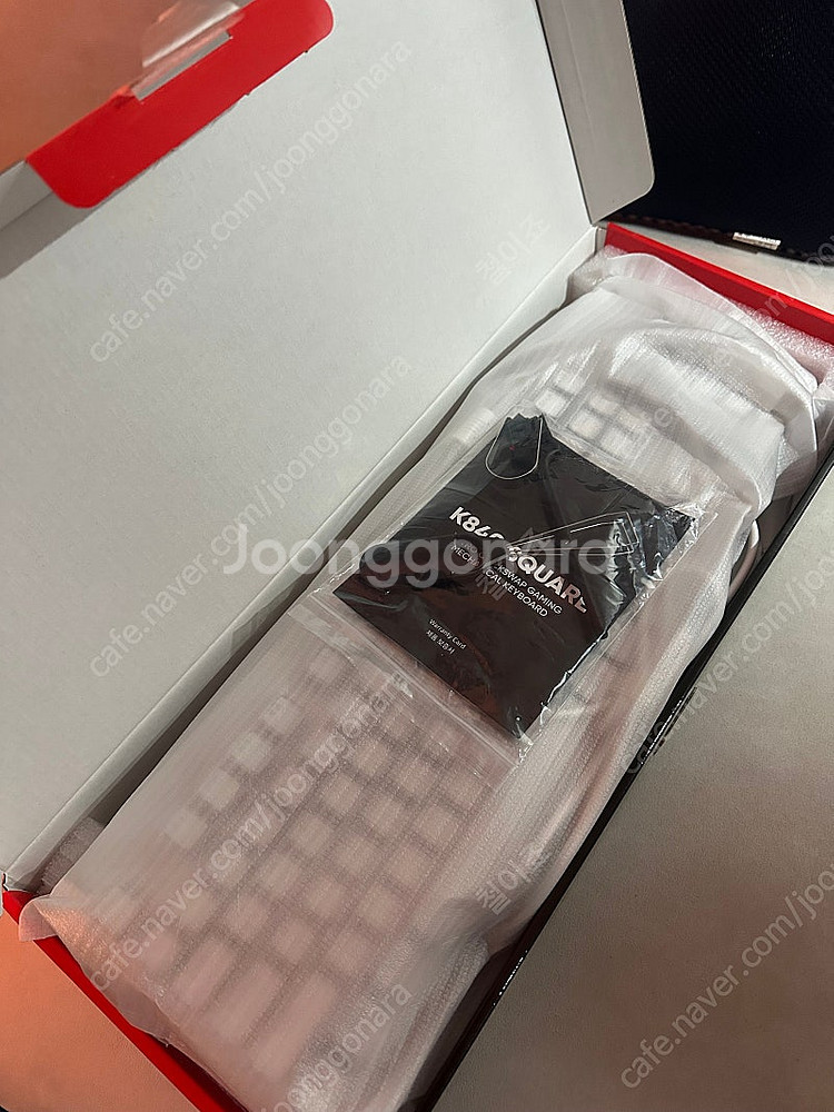 앱코 k840 스퀘어 LED 기계식 키보드 팝니다--4