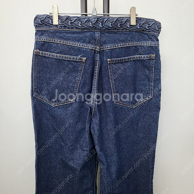 산드로 꼬임 벨트 청바지--4