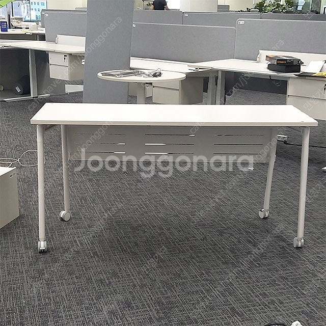 퍼시스 회의용 연수용 수강용 학원용 독서실 세미나실 1인용 테이블 책상 의자--6