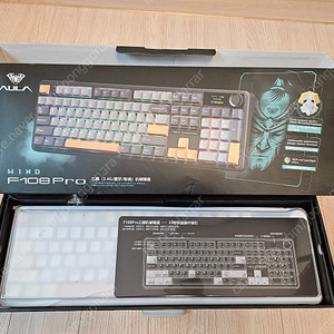 AULA 독거미 F108 PRO 모카무스 카라멜라떼축