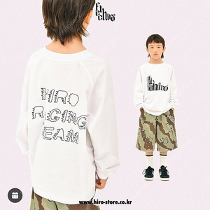 히로 FETCH 콜라보 레이싱져지(화이트/120)