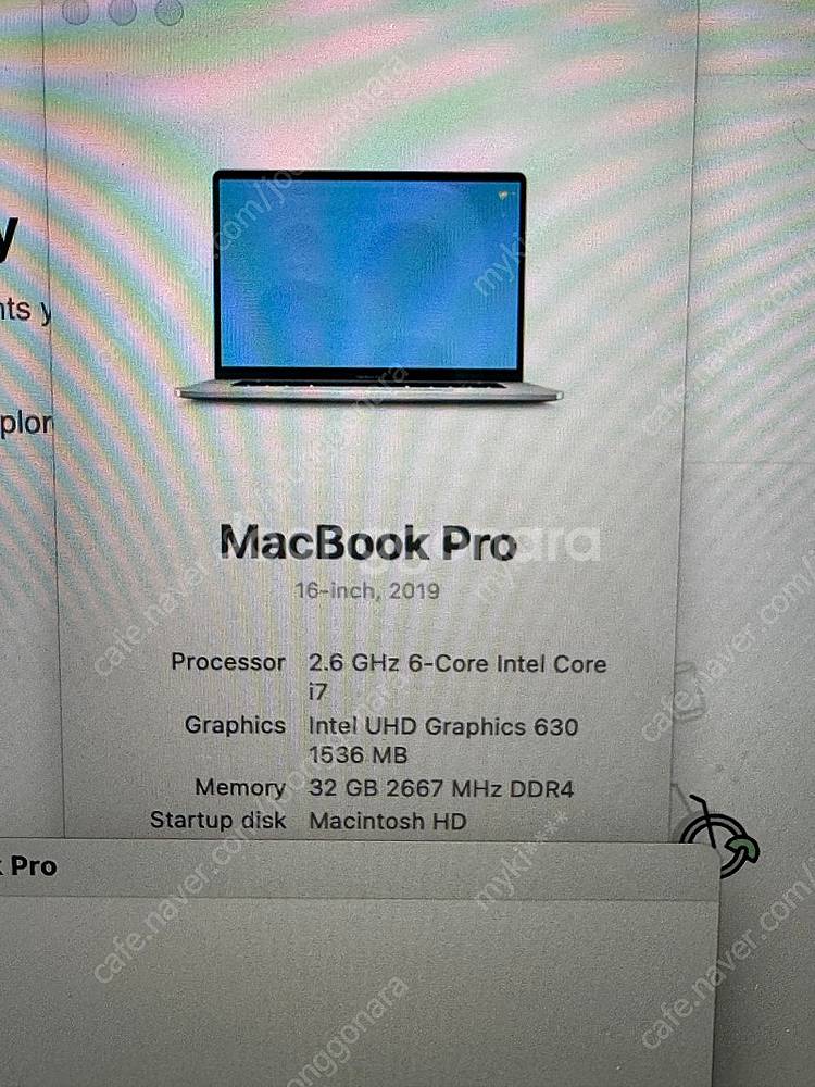 맥북프로 16인치 2019 (i7, 32gb, 512g...--2