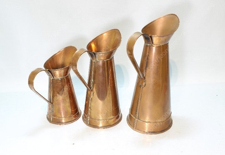 영국 앤틱 아름다운 황동 저그(주전자) 세트 이미지