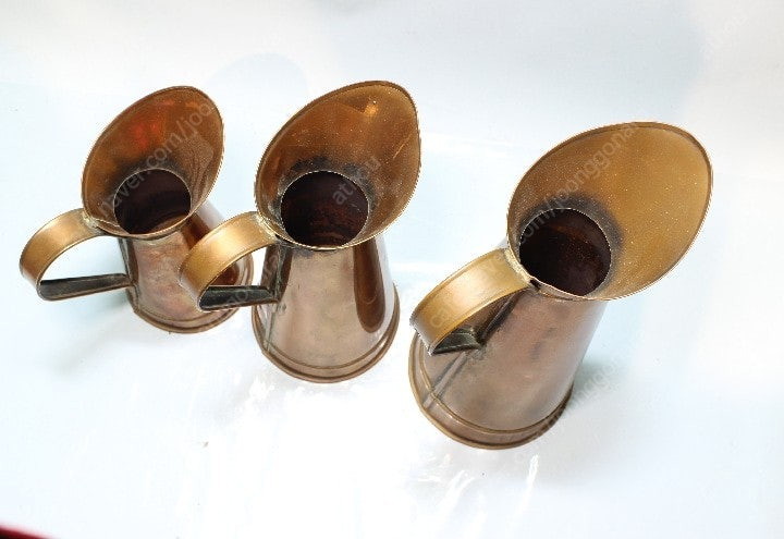 영국 앤틱 아름다운 황동 저그(주전자) 세트 이미지