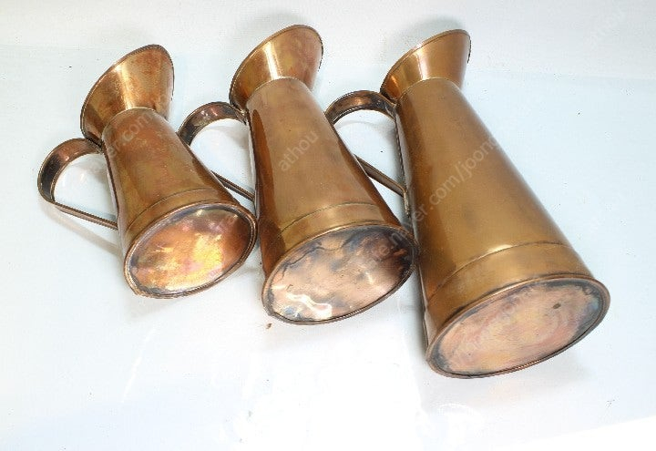 영국 앤틱 아름다운 황동 저그(주전자) 세트 이미지