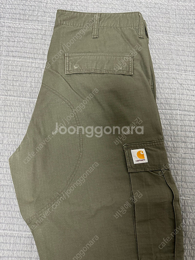칼하트 레귤러 카고팬츠 콜롬비아 올리브 34X3 2--1
